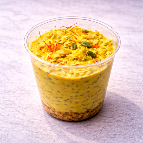 SAFFRON PISTACHIO OVERNIGHT OATS